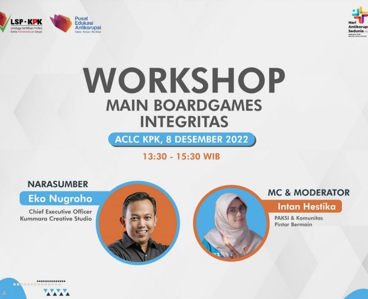 Workshop Main Boardgame Integritas at TAPAKSIAPI 2022